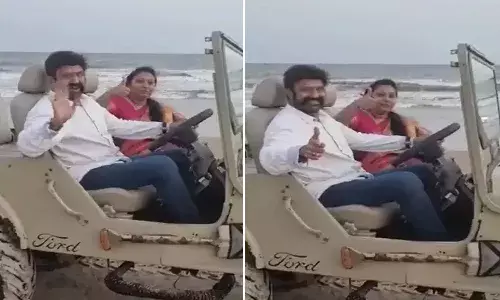 వాడరేవు బీచ్లో బాలయ్య సందడి