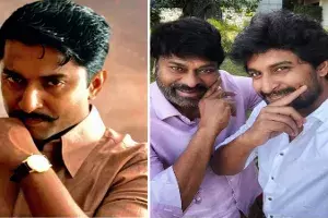 శ్యామ్ సింగరాయ్తో మీసం మెలేసిన మెగాస్టార్ చిరంజీవి శ్యామ్ సింగరాయ్తో మీసం మెలేసిన మెగాస్టార్ చిరంజీవి
