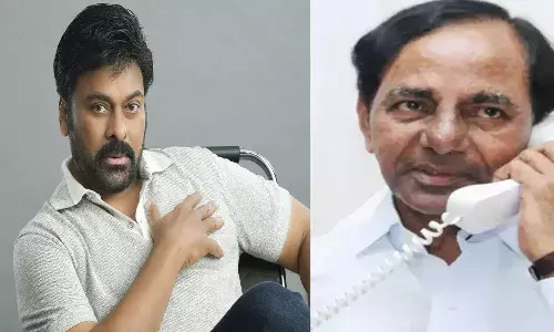 మెగాస్టార్ చిరంజీవికి ఫోన్ చేసిన సీఎం కేసీఆర్