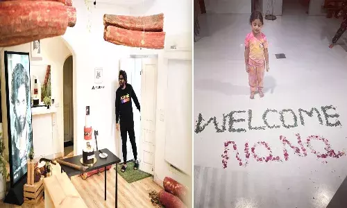 ఐకాన్ స్టార్‌ను స‌ర్‌ప్రైజ్ చేసిన అర్హ‌.. ఆనందంలో అల్లు అర్జున్‌