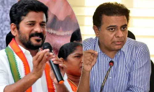 మంత్రి కేటీఆర్‌కు రేవంత్ రెడ్డి బహిరంగ లేఖ.. టీఆర్ఎస్ నాయకుల అక్రమాలపై పట్టించుకోవడం లేదంటూ..