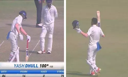 తొలి మ్యాచ్‌లోనే దుమ్మురేపిన యశ్ ధుల్