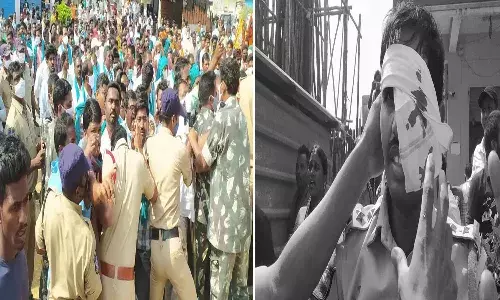 ధర్పల్లిలో ఉద్రిక్తత.. ఎస్సైకు గాయాలు