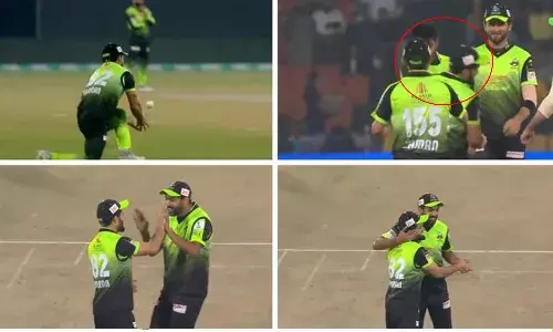 వైర‌ల్‌.. క్యాచ్ మిస్ చేశాడ‌ని కొట్టాడు.. ర‌నౌట్ చేయ‌గానే