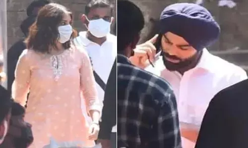 తలపాగాతో కలిపించిన కోహ్లీ.. ఫోటో వైరల్