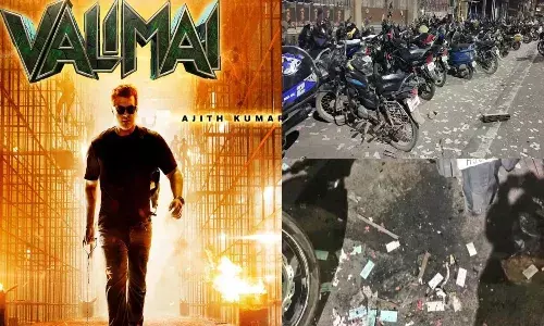 వలిమై సినిమా థియేటర్పై పెట్రోల్ బాంబుతో దాడి