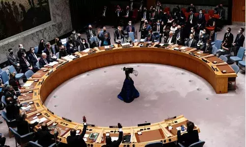 రష్యాకు వ్యతిరేకంగా ఐరాసా భద్రతా మండలిలో తీర్మానం.. ఓటింగ్కు దూరంగా ఉన్న భారత్