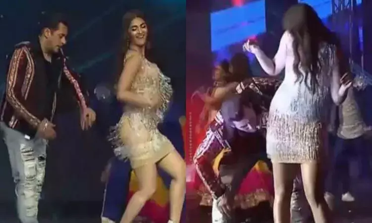 పూజా హెగ్డేతో స్టేజ్ పై సల్మాన్ చేసిన పని.. తీవ్ర విమర్శలు