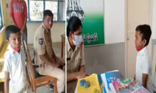 అకార‌ణంగా టీచ‌ర్లు కొడుతున్నారు.. పోలీసుల‌కు రెండో త‌ర‌గ‌తి చ‌దివే పిల్లాడి ఫిర్యాదు