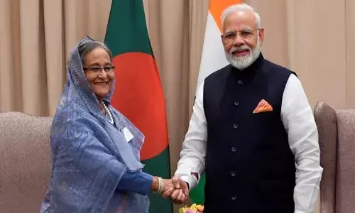 ప్ర‌ధాని మోదీకి బంగ్లాదేశ్ ప్ర‌ధాని షేక్ హసీనా ధ‌న్య‌వాదాలు