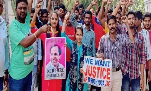 సీఎం కేసీఆర్ చిత్రపటానికి ఏపీలో పాలాభిషేకం
