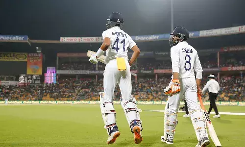 శ్రీలంక ముందు భారీ ల‌క్ష్యం.. రెండో ఇన్నింగ్స్‌లో టీమ్ఇండియా 303/9 డిక్లేర్‌