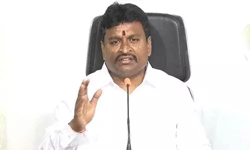 ప్యాకేజీ పెంచుకోవడం కోసమే జనసేన ఆవిర్భావ సభ : మంత్రి వెల్లంప‌ల్లి