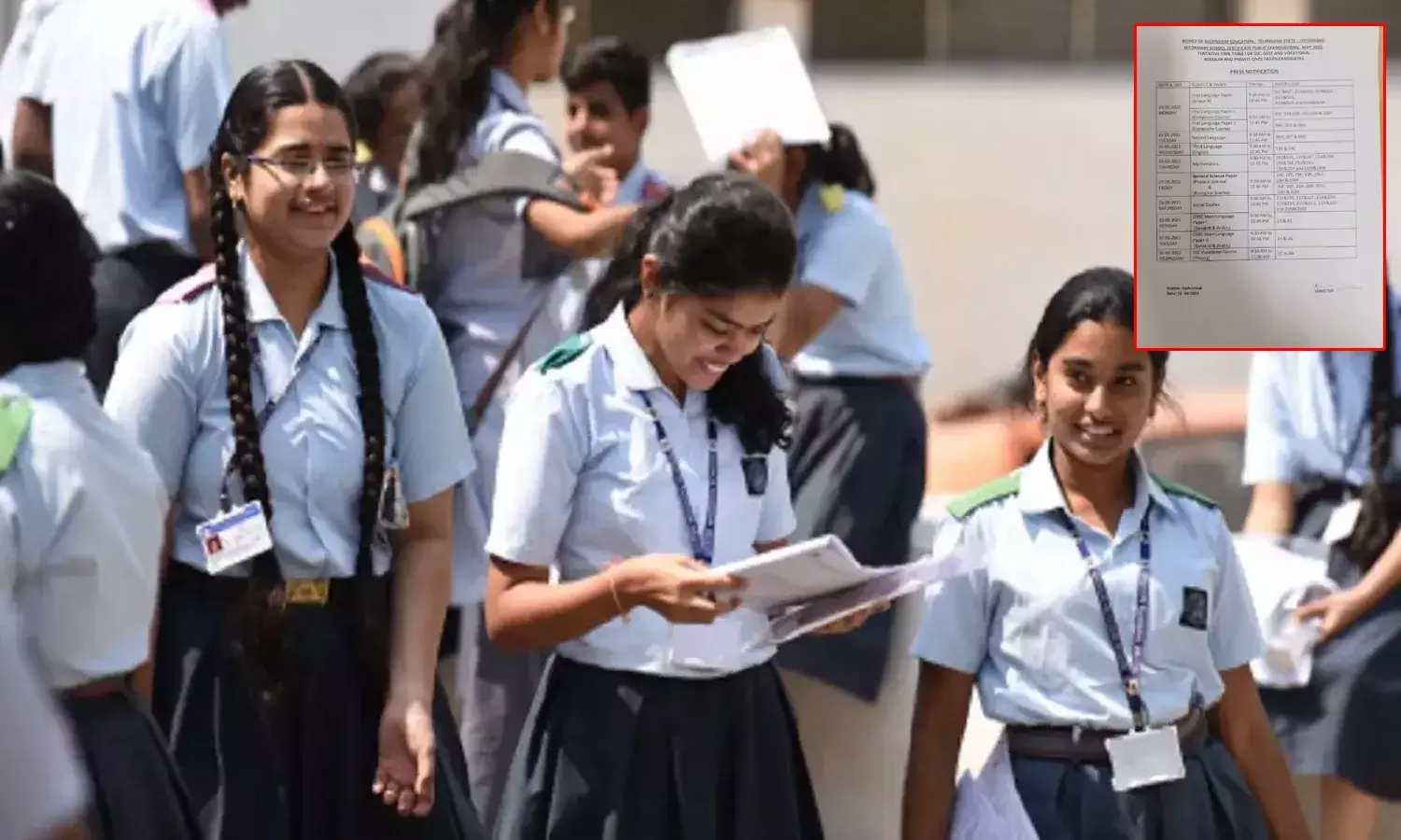 తెలంగాణ‌లో ప‌దో త‌ర‌గ‌తి ప‌రీక్ష‌ల కొత్త షెడ్యూల్ విడుద‌ల‌.. మే 23 నుంచి ఎగ్జామ్స్