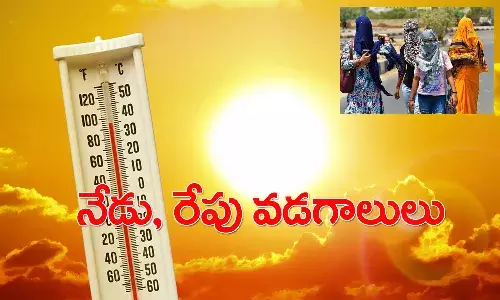 వాతావరణశాఖ హెచ్చరిక.. తెలంగాణలో నేడు, రేపు వడగాలులు.. ఆరెంజ్ అలెర్ట్ జారీ