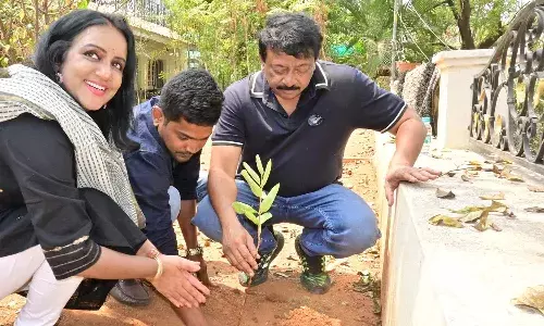 గ్రీన్ ఇండియన్ ఛాలెంజ్‌లో పాల్గొన్న ఆర్జీవీ
