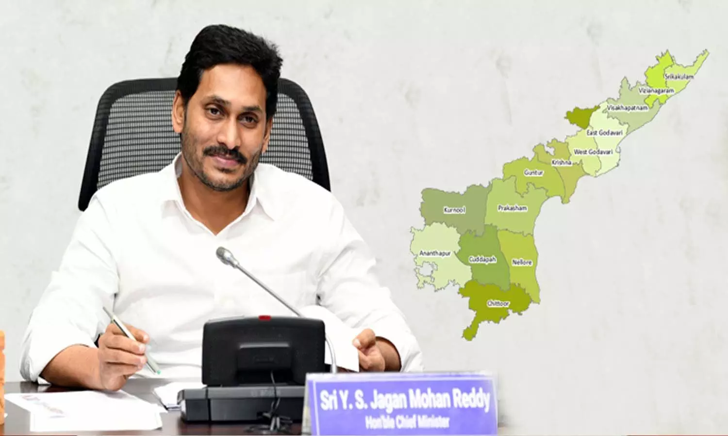 ఉదయం 9.05 – 9.45 గంటల మధ్య లాంఛనంగా కొత్త జిల్లాల ఏర్పాటు