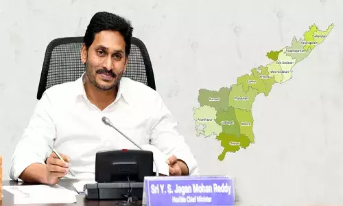 ఉదయం 9.05 – 9.45 గంటల మధ్య లాంఛనంగా కొత్త జిల్లాల ఏర్పాటు