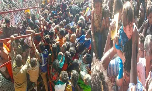 శ్రీవారి సర్వదర్శనం టోకెన్ల కోసం భక్తుల తోపులాట.. ముగ్గురికి గాయాలు
