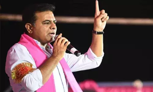 వీహెచ్పీ చట్టానికి అతీతమా.? : కేటీఆర్