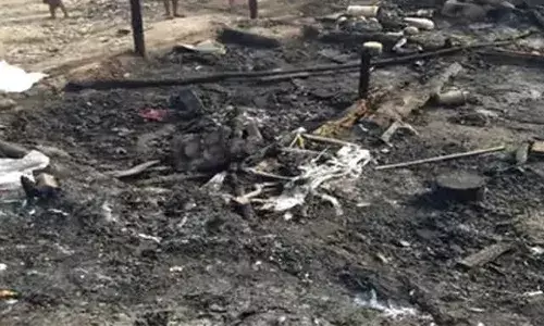 ఘోర అగ్నిప్రమాదం.. ఒకే కుటుంబానికి చెందిన ఏడుగురు సజీవ దహనం