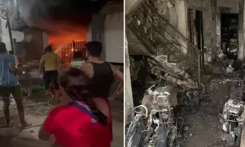 ఇండోర్లో భారీ అగ్నిప్రమాదం.. ఏడుగురు సజీవ దహనం