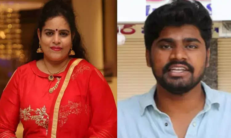 యూట్యూబ్ ప్రాంక్‌స్టర్ శ్రీకాంత్‌రెడ్డిపై సినీ నటి కరాటే కల్యాణి దాడి