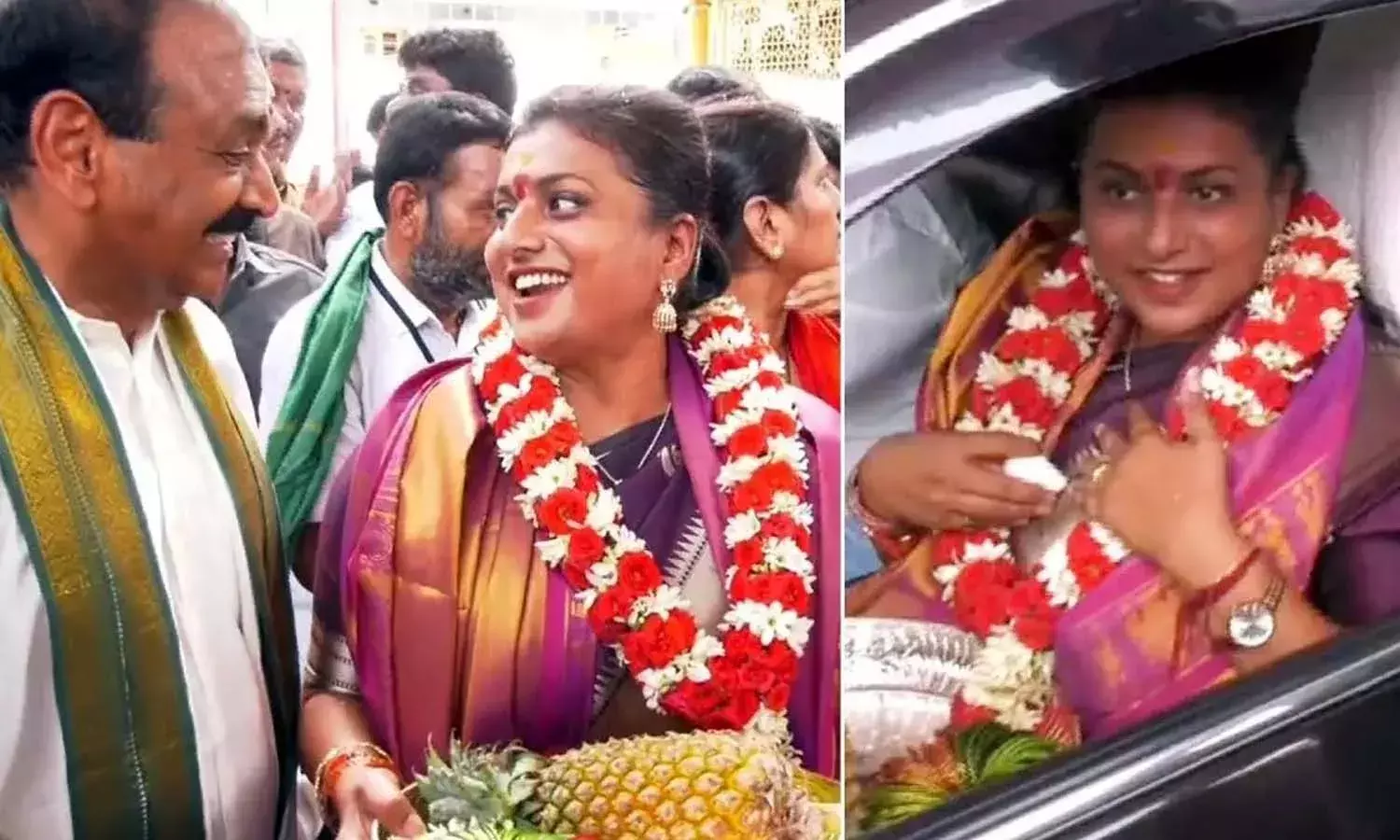 గంగమ్మకు సారె సమర్పించిన మంత్రి ఆర్‌కే రోజా
