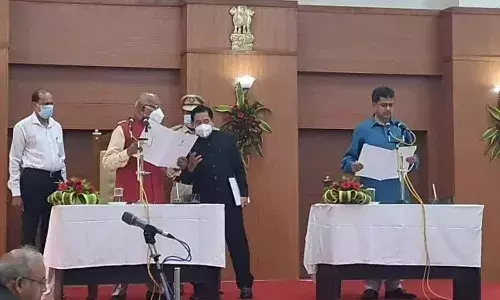 త్రిపుర కొత్త సీఎంగా మాణిక్ సాహా ప్రమాణ స్వీకారం