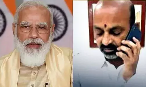 బండి సంజయ్కు ప్రధాని ఫోన్.. శభాష్ బండి.. కష్టపడి పని చేస్తున్నారు..