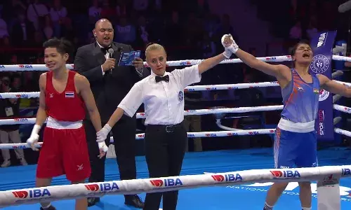 బాక్సింగ్ లో స్వర్ణం సాధించిన మన నిఖత్ జరీన్