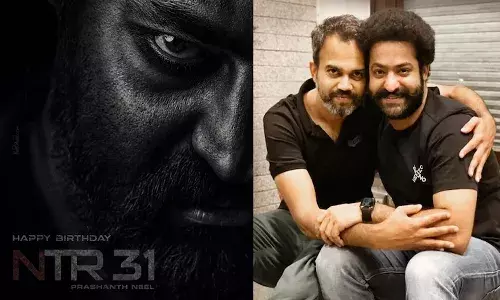 NTR31 ఫస్ట్ లుక్ విడుదల..  వైరల్ అవుతున్న పోస్టర్