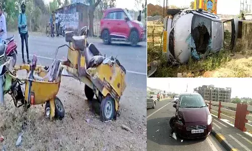 నెత్తురోడిన తెలుగు రాష్ట్రాల రోడ్లు.. వేర్వేరు ప్రమాదాల్లో 10 మంది మృతి
