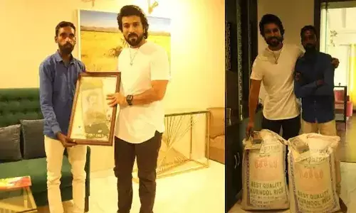 రామ్చరణ్పై అభిమానం.. 264 కి.మీ నడిచి మరీ..