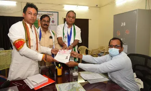 ఆత్మకూరు ఉప ఎన్నిక : నామినేషన్ దాఖలు చేసిన మేకపాటి విక్రమ్ రెడ్డి