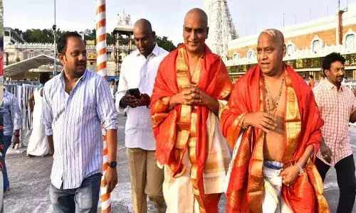 శ్రీవారిని దర్శించుకున్న తెలంగాణ మంత్రి హరీశ్రావు