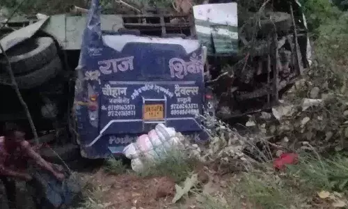 లోయలో పడిన బస్సు.. 25 మంది మృతి