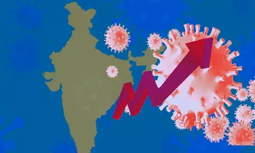 దేశంలో భారీగా పెరిగిన కరోనా కేసులు.. మళ్లీ 7 వేల పైకి