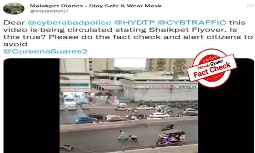 FactCheck : వర్షం కారణంగా హైదరాబాద్ రోడ్లపై వరుస యాక్సిడెంట్స్ చోటు చేసుకున్నాయా..?