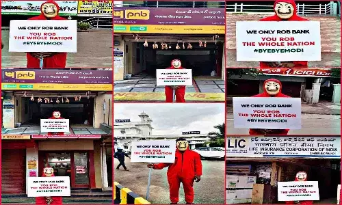 నిన్న హోర్డింగ్ మీద.. నేడు నగర వీధుల్లో..