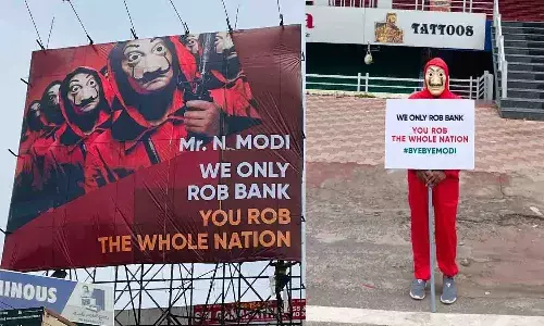 తెలంగాణలో మనీ హీస్ట్ మేనియా.. ఇప్పుడెందుకని అనుకుంటున్నారా..?