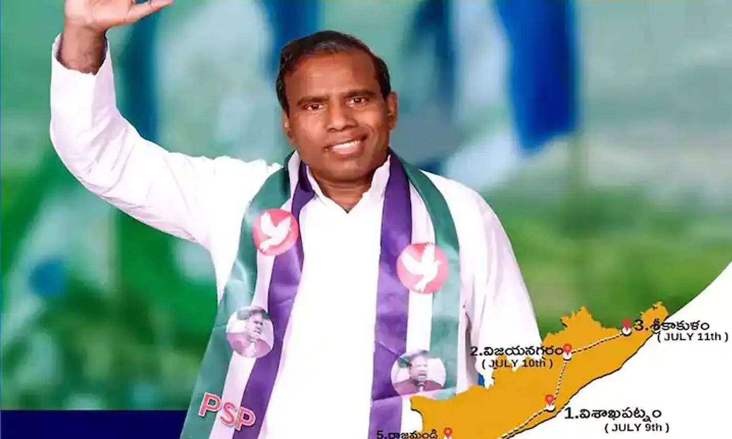 కేఏ పాల్ కారు యాత్ర.. షెడ్యూల్‌ ఇదే
