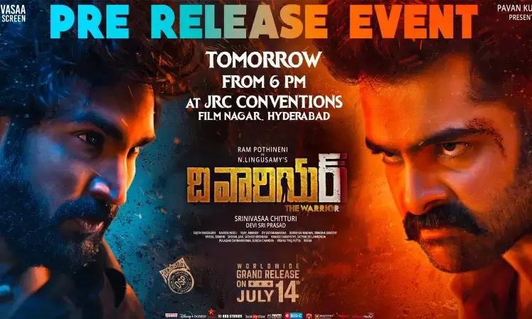 రామ్‌ ది వారియ‌ర్ ప్రీ రిలీజ్ ఈవెంట్‌ ఎప్పుడంటే?