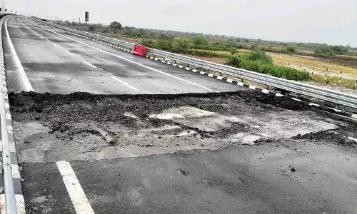 ప్రధాని మోదీ ప్రారంభించిన 5 రోజులకు కొట్టుకుపోయిన ఎక్స్ప్రెస్వే..!