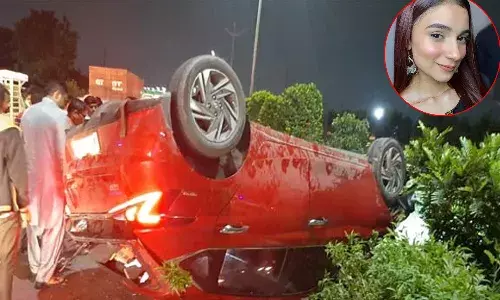 రోడ్డు ప్రమాదంలో కాంగ్రెస్ నేత కుమార్తె మృతి