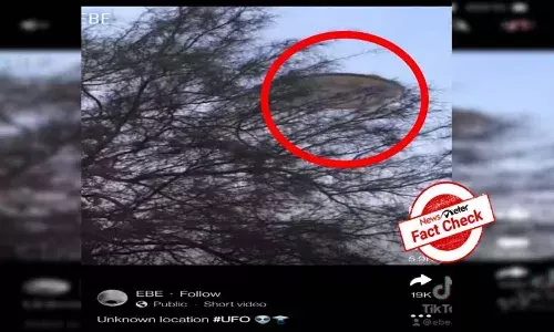 నిజనిర్దారణ: ఆ వీడియోలో ఉన్నది నిజమైన ఎగిరే పళ్లెమా..?