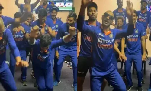 టీమ్ఇండియా సెలబ్రేషన్స్ చూశారా..?