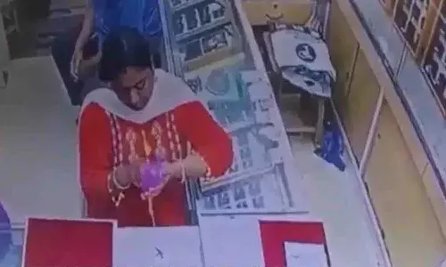 బంగారు గొలుసును దొంగిలించిన డీఎంకే నాయకురాలు