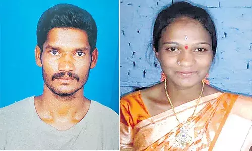 మద్యం మత్తులో భర్త ఘాతుకం.. భార్యను నరికి.. తానూ నరుక్కొని