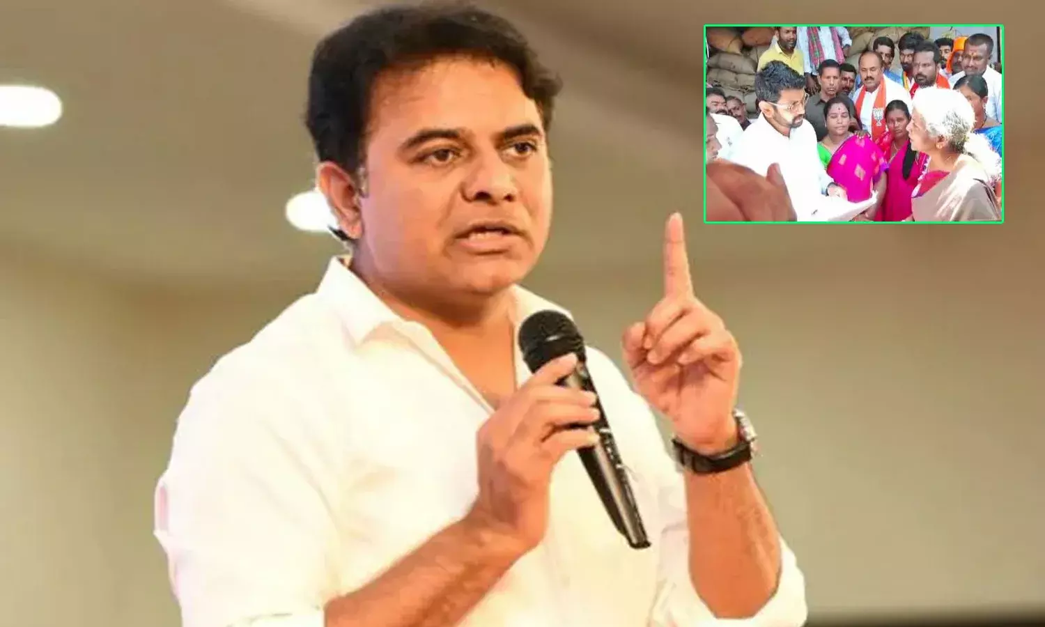 కేంద్ర మంత్రి నిర్మ‌లా సీతారామ‌న్ ప్ర‌వ‌ర్త‌న భ‌య‌పెట్టింది : మంత్రి కేటీఆర్‌